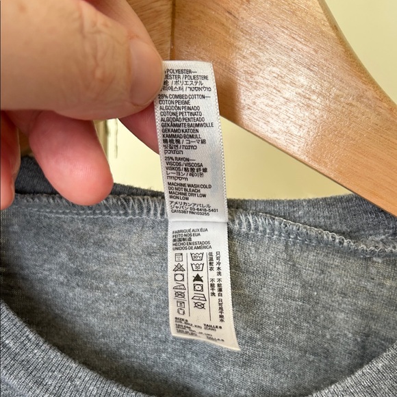 American Apparel Gray Long loose sleeve - Picture 3 of 5